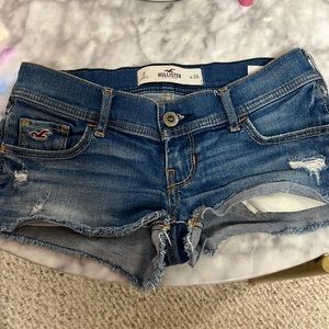 Hollister Factory Distressed Shorts
